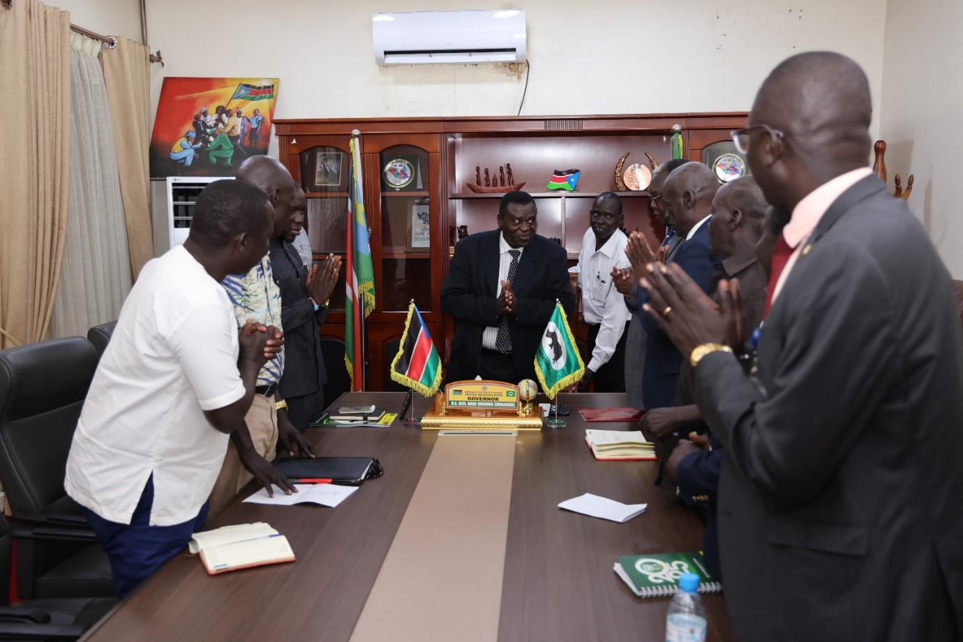 Insecurity, land grabbing dominate community discussion with CES governor